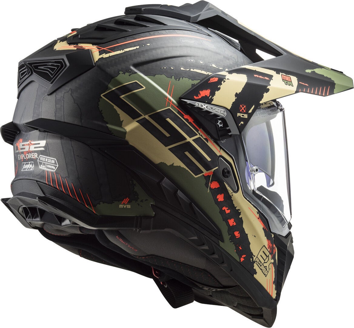 LS2 MX701 Explorer Carbon Extend 06 Casco da motocross XL (61/62) Figura 5