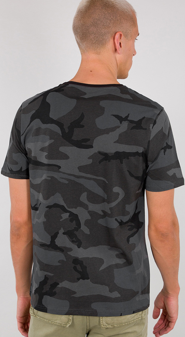 Alpha Industries Basic Camo T-shirt sort/camouflage 3XL Figur 3