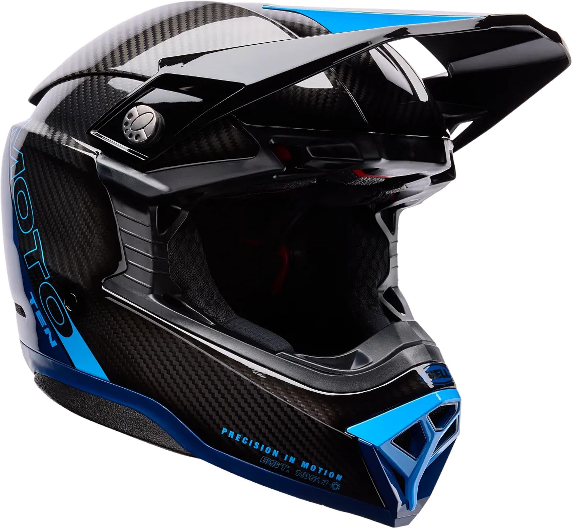 Bell Men's Blue Moto-10 Spherical Strike Motocross Helmet