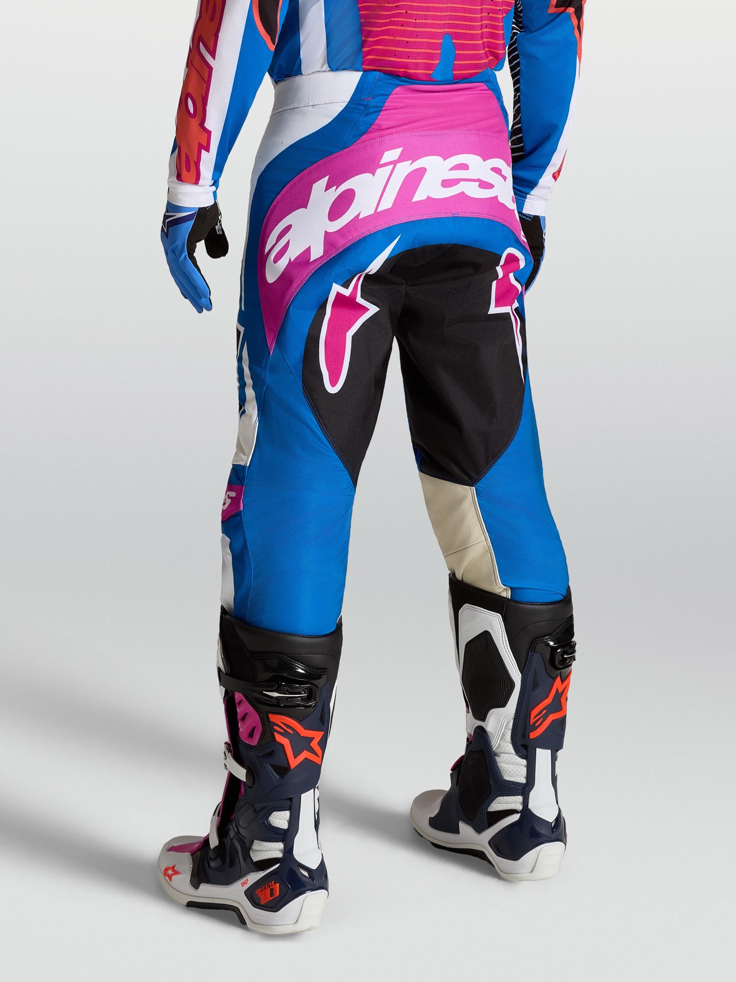 Alpinestars Techstar Maven モトクロスパンツ 黒/白/青/赤 28 図9