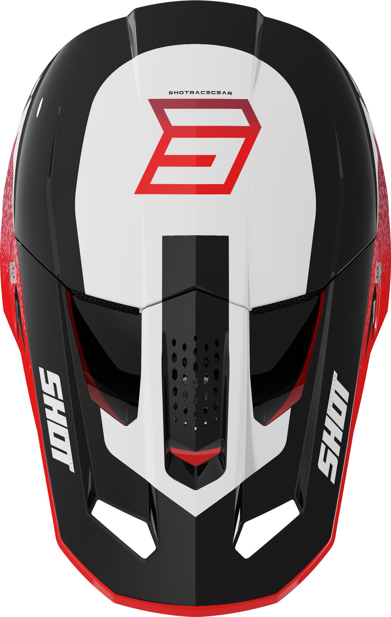 Shot Speed Hybrid Casco da motocross rosso S (55/56) Figura 2