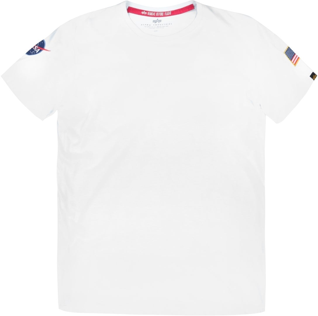 Alpha Industries NASA T-Shirt weiß S Abbildung 2