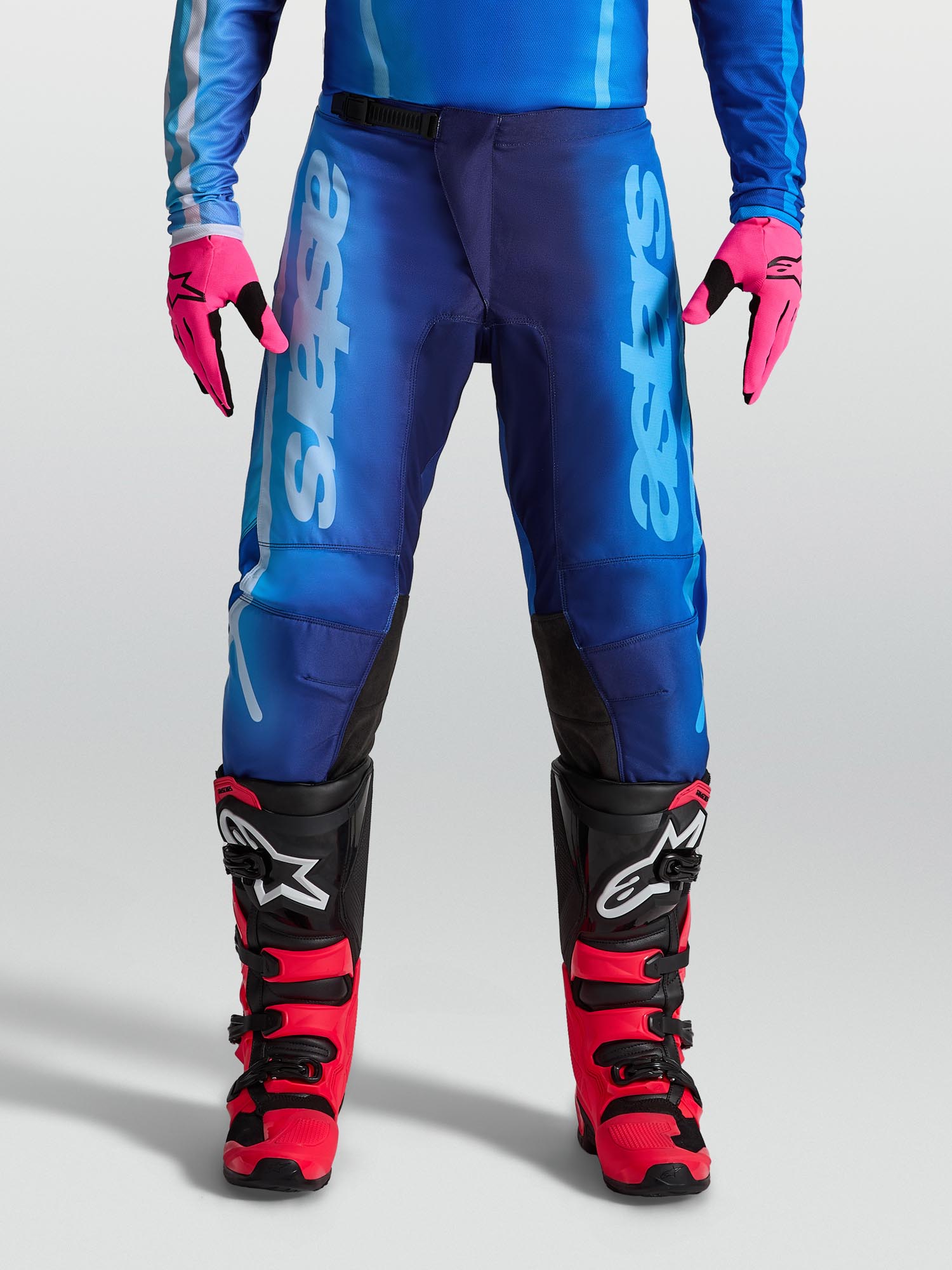 Alpinestars Fluid Kepler Motocross Pants blue/light blue 38 Figure 6