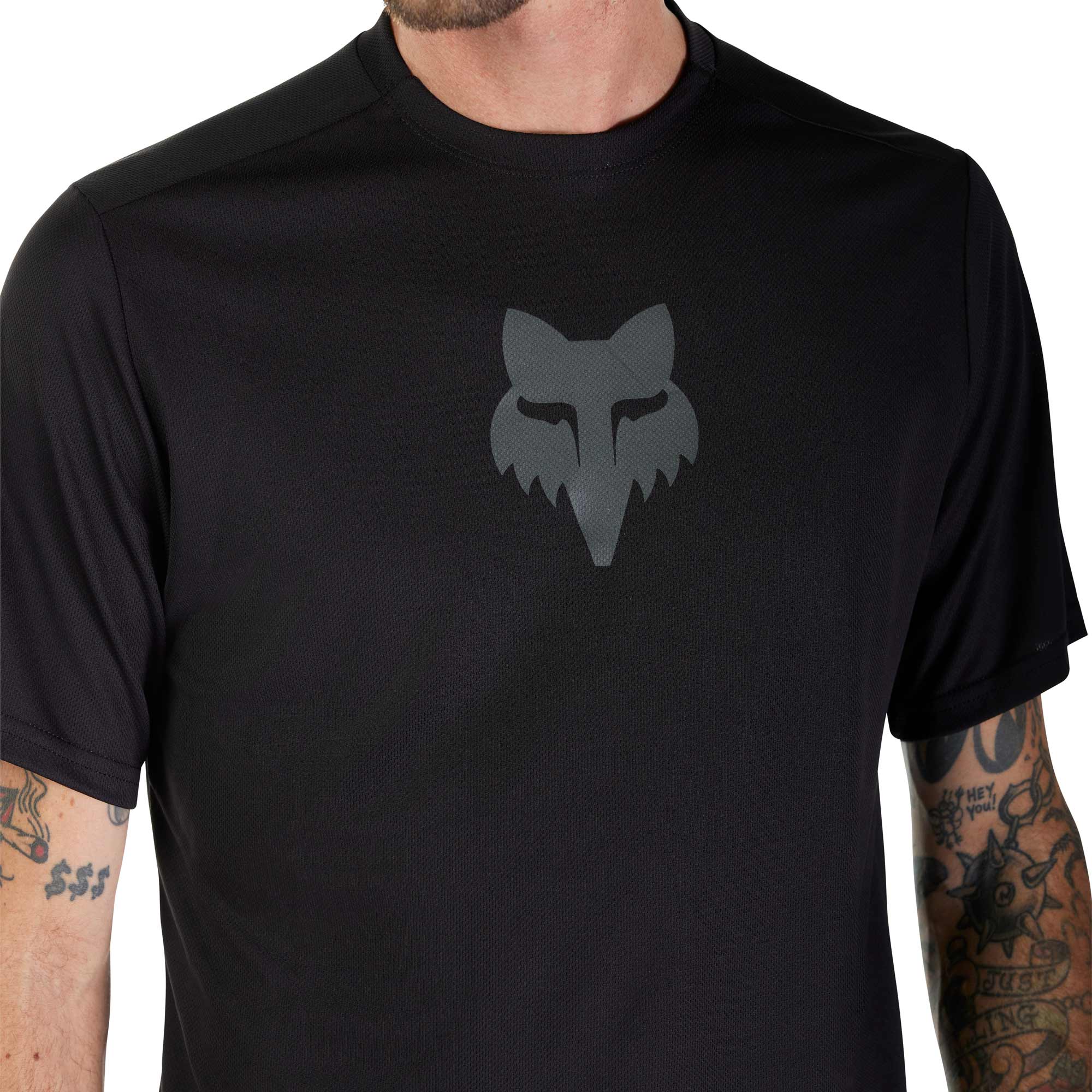 FOX Ranger Fox Head 自行车球衣 黑色 M 图5