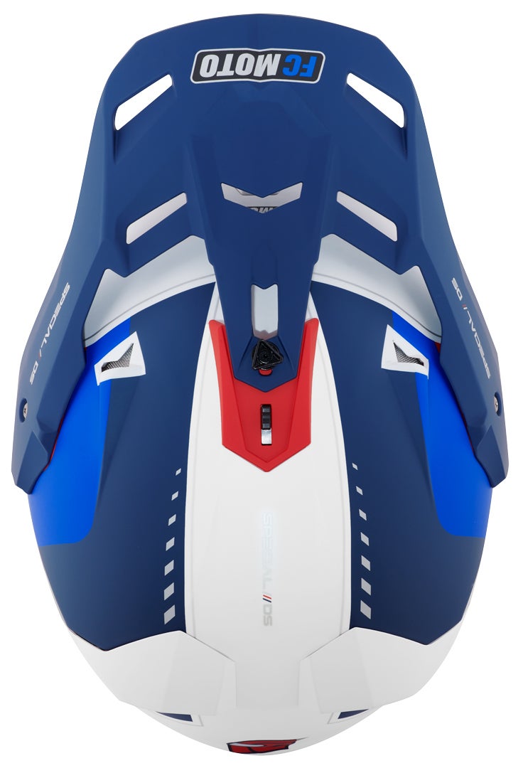 FC-Moto Merkur Pro Air Casco Enduro blu/rosso/bianco M Figura 5