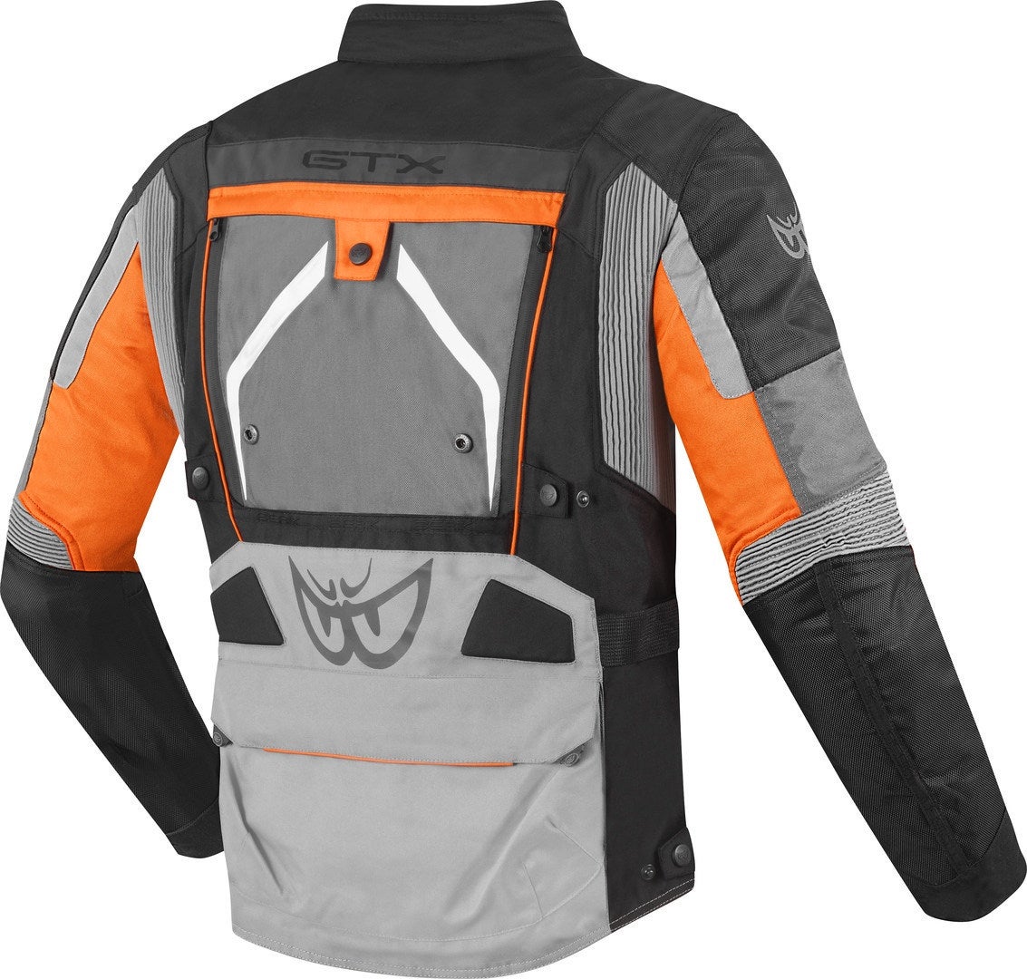 Berik Safari Waterproof 3in1 Motorcycle Textile Jacket black/grey/orange 54 Figure 2