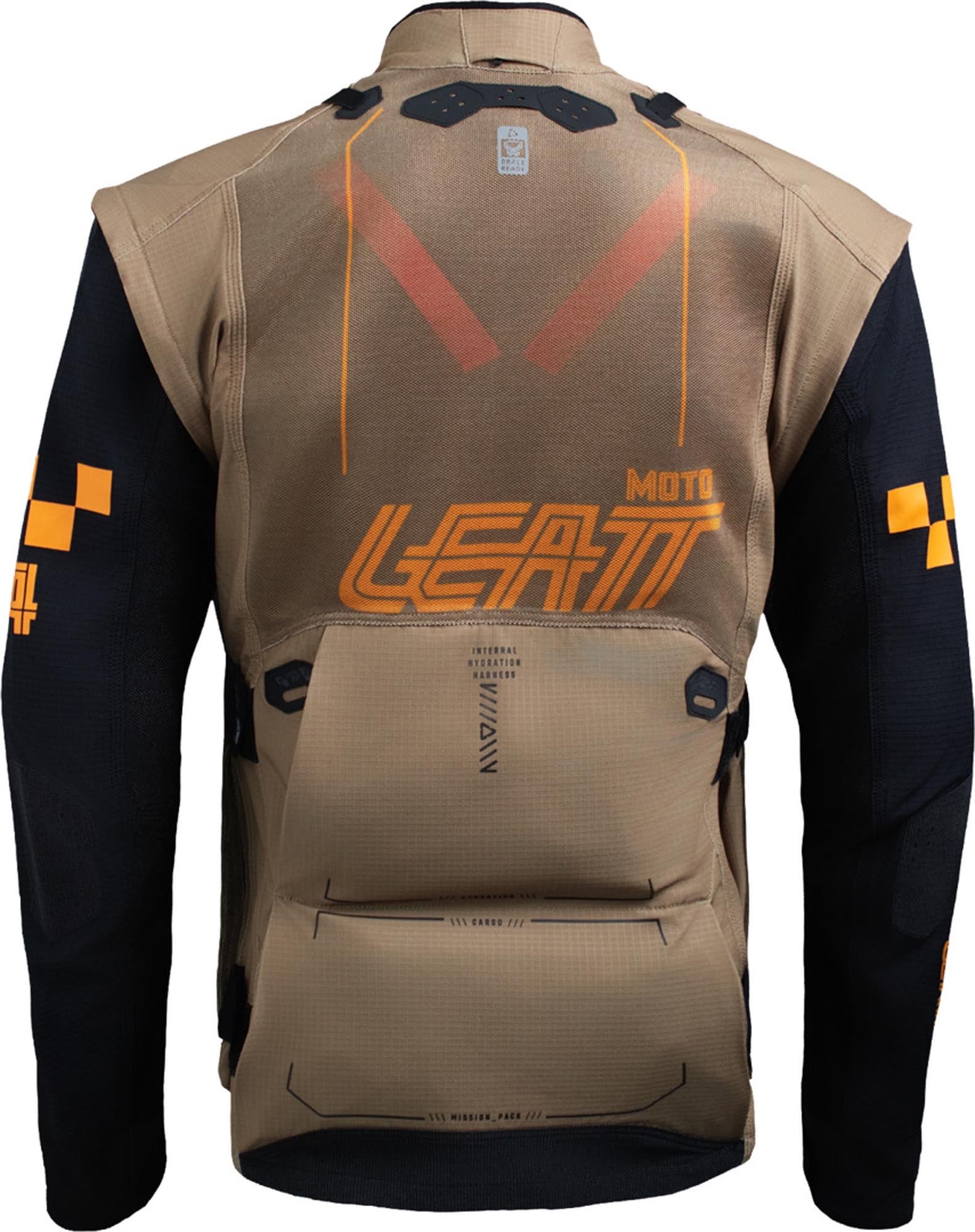 Leatt Moto 4.5 X-Flow Speed Enduro Jacket Khaki L Figure 2
