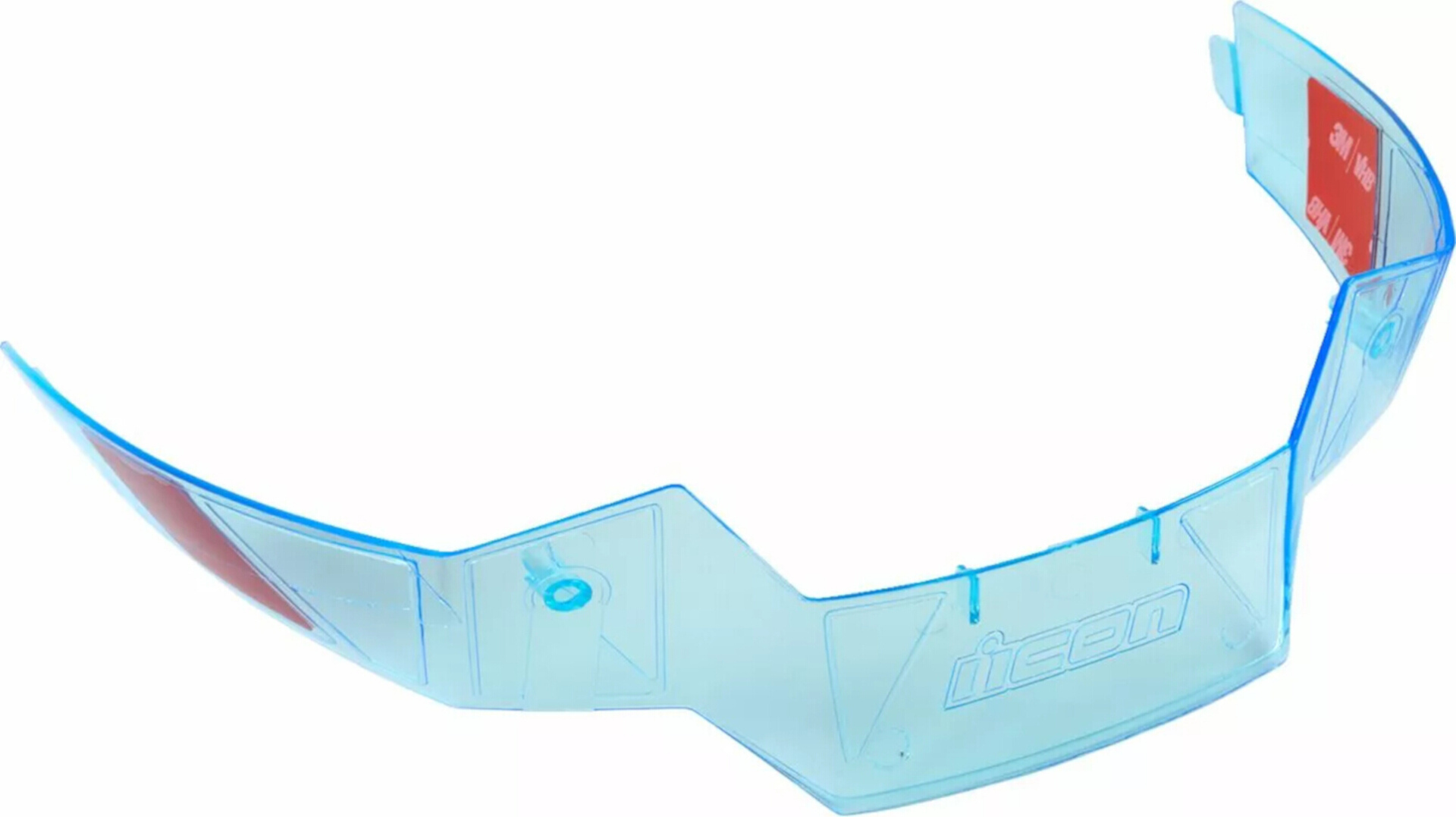 Icon Airflite Dayglow Neon Spoiler spate Albastru deschis Figura 1