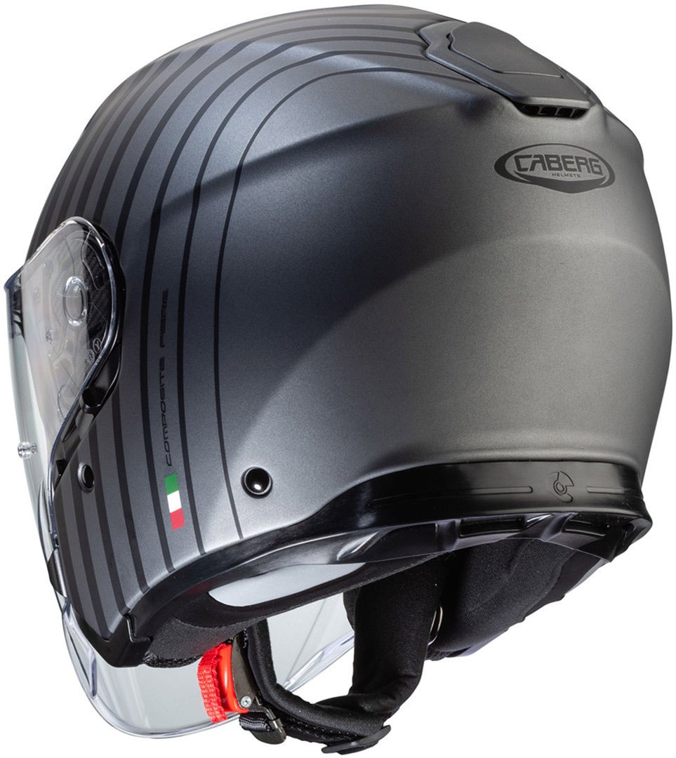 Caberg Flyon Bakari Jethelm anthrazit/schwarz XL (61/62) Abbildung 4