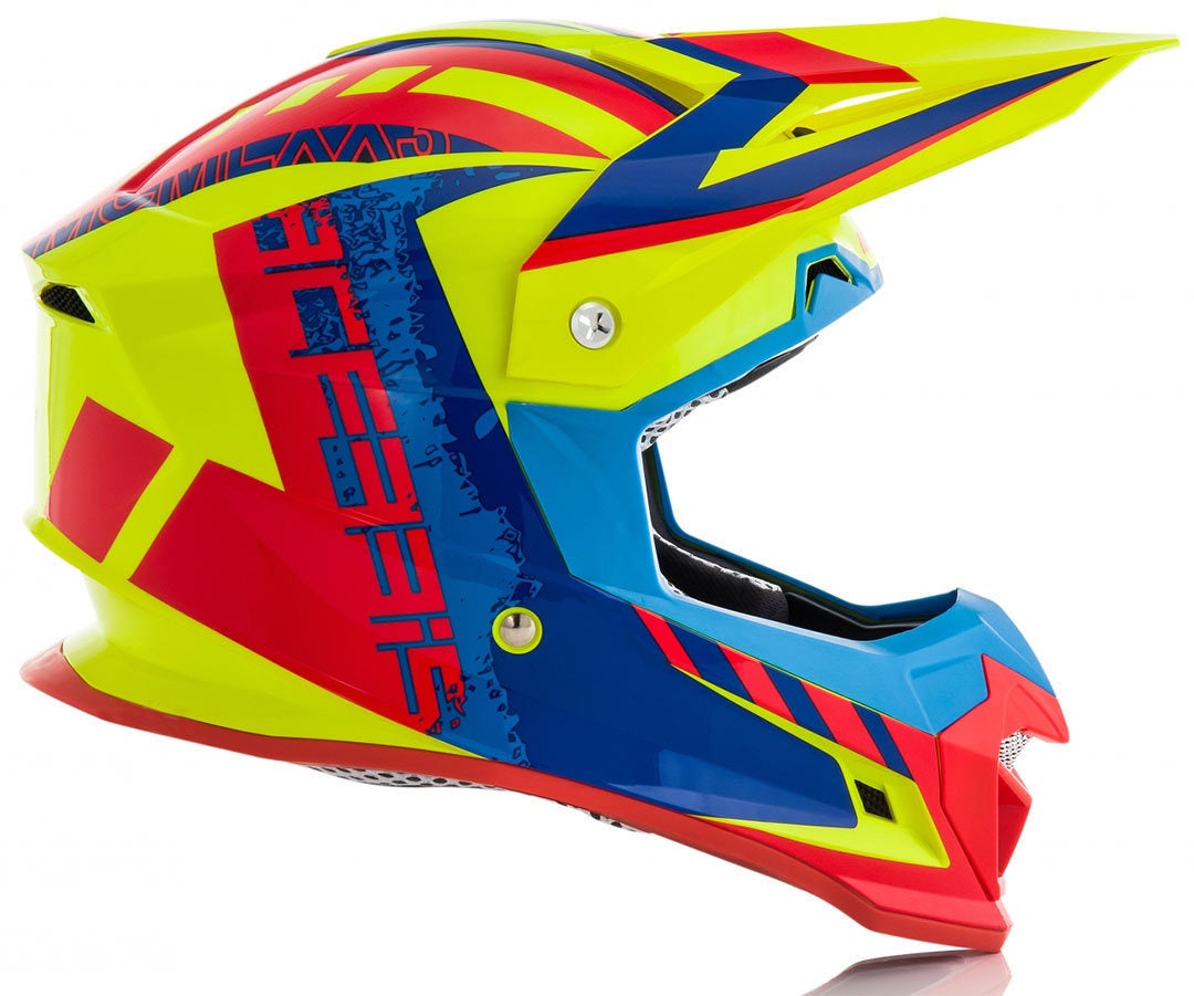Acerbis Profile 4 Casco Motocross giallo/rosso M (57/58) Figura 2