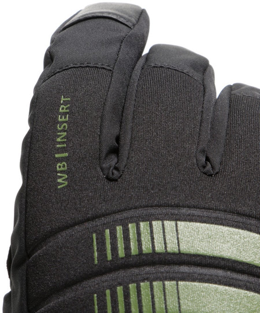 Dainese Plaza 3 D-Dry Damer Motorcykel Handsker sort/grøn S Figur 5