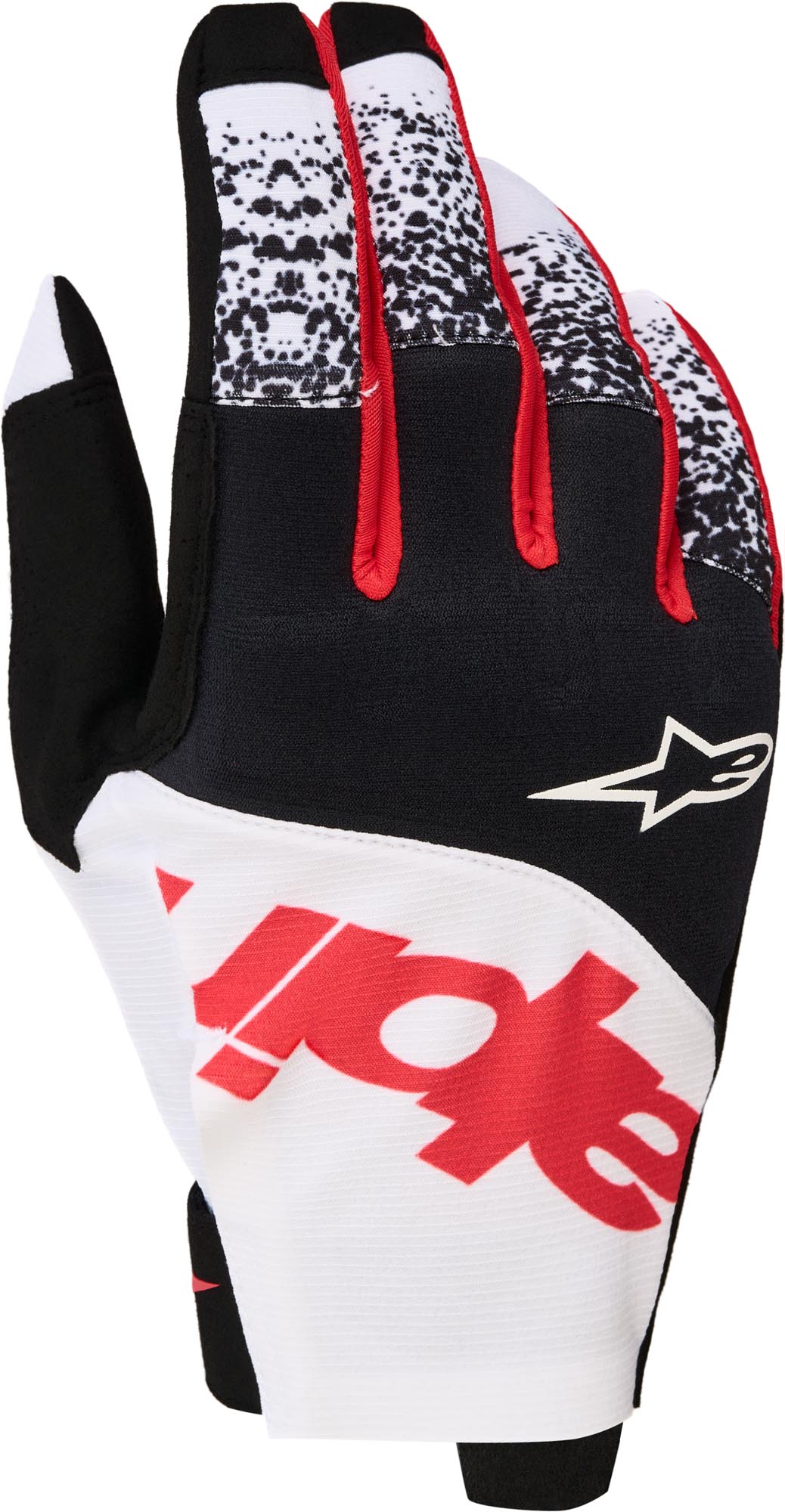 Alpinestars Techstar Motocross Handschuhe schwarz/weiß/rot M Abbildung 1