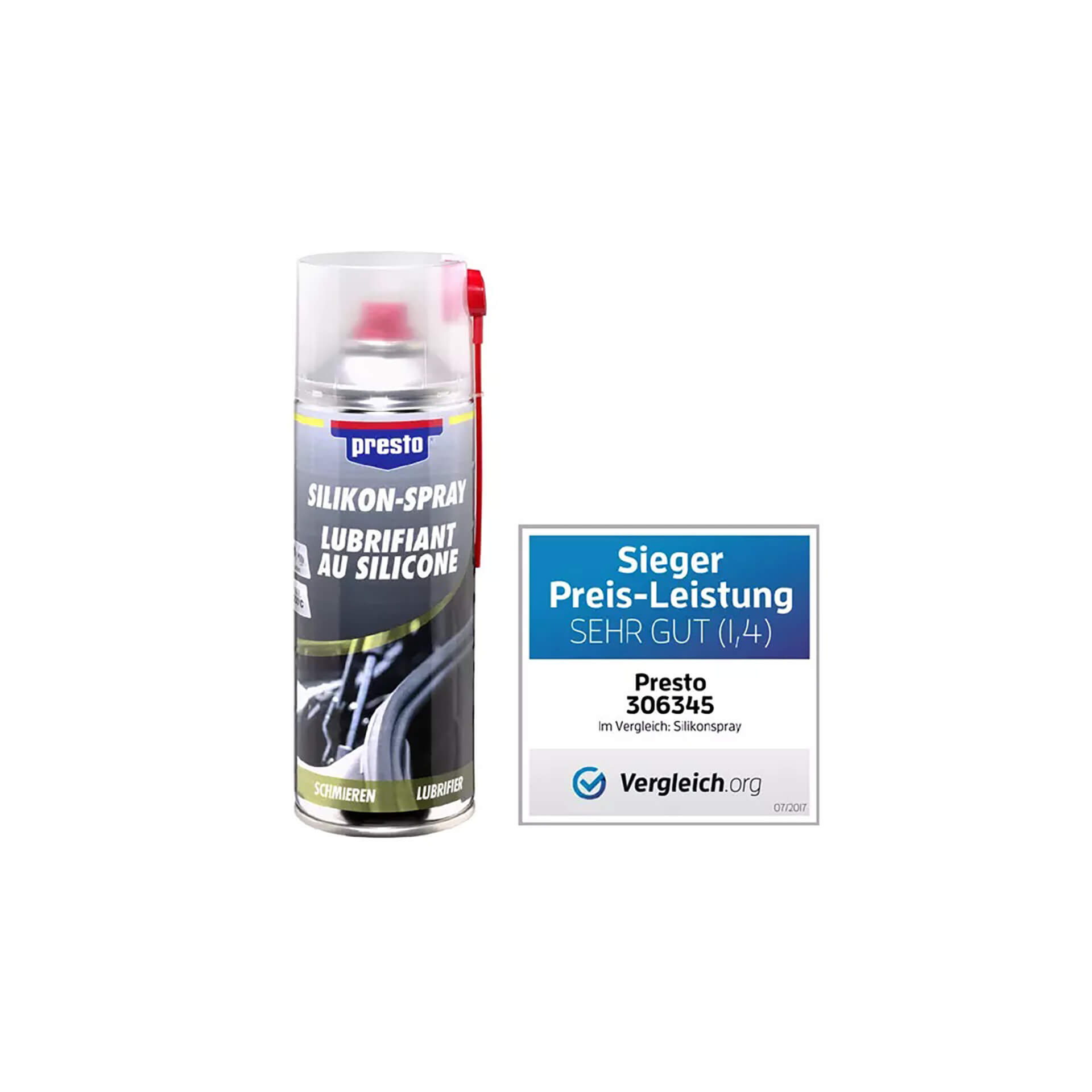 PRESTO Silikonspray, 400 ml Figura 1