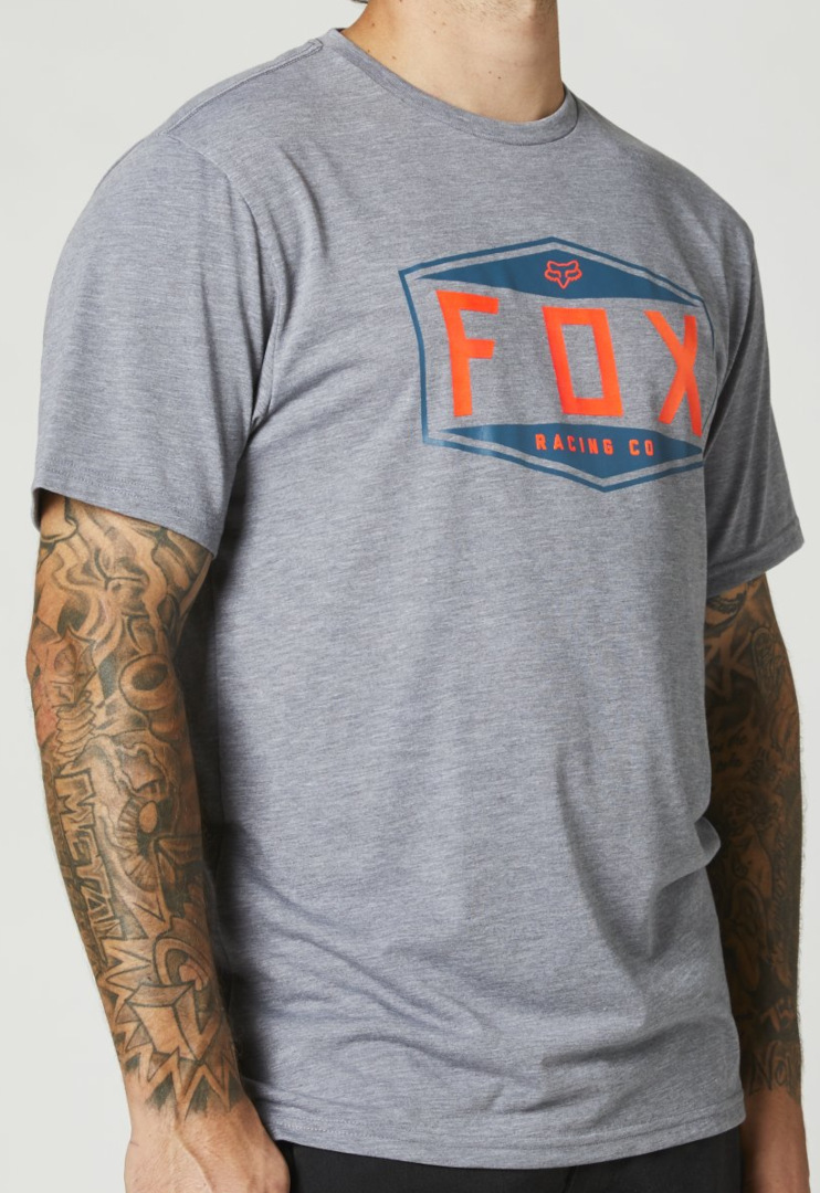 FOX Emblem Tech T-paita harmaa XXL Kuva 4