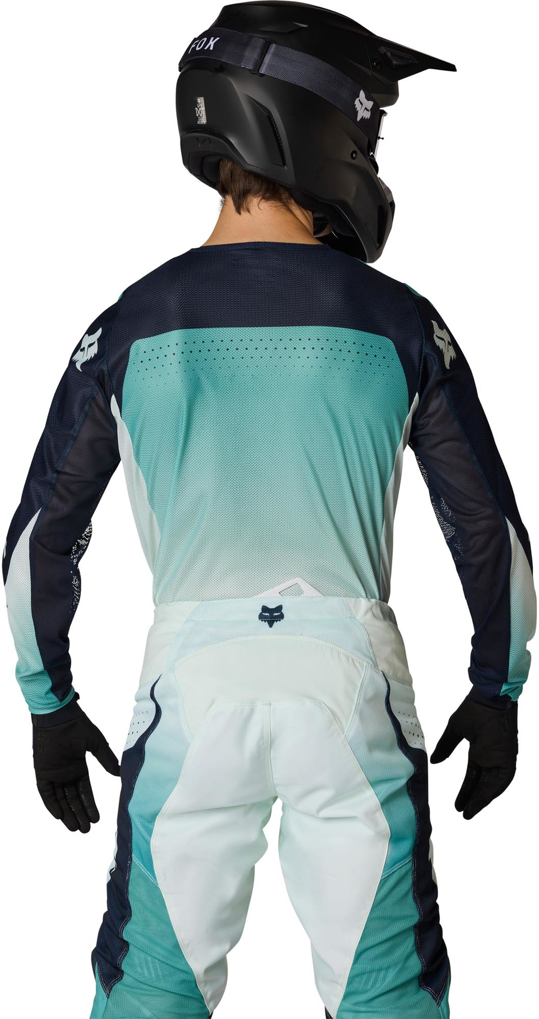 FOX 180 Air Taper Motocross Jersey blau/türkis 2XL Abbildung 4