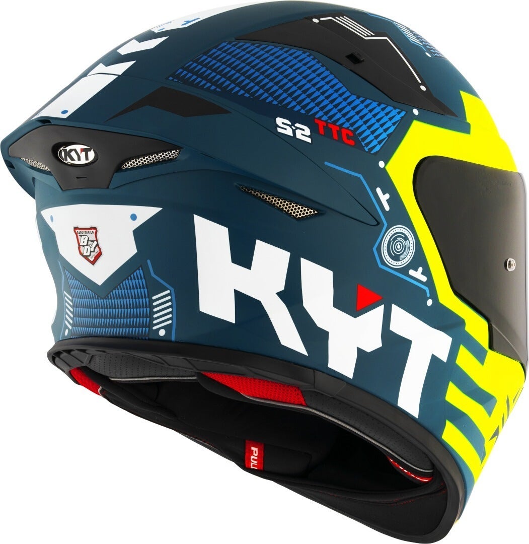 KYT TT-Revo Fuselage Helmet yellow matt M (57/58) Figure 3