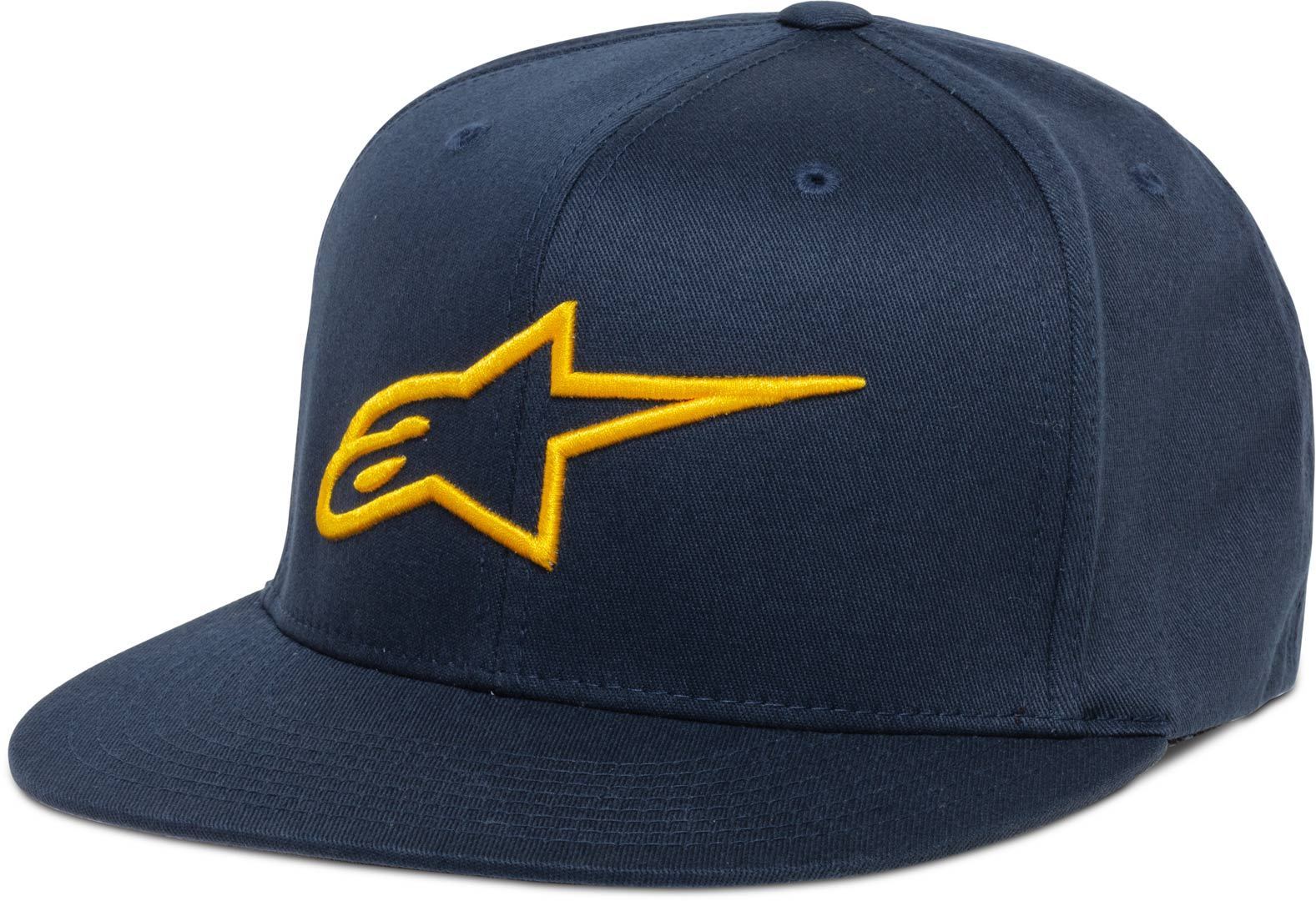 Alpinestars Ageless Flat Cap blu/giallo L/XL Figura 1