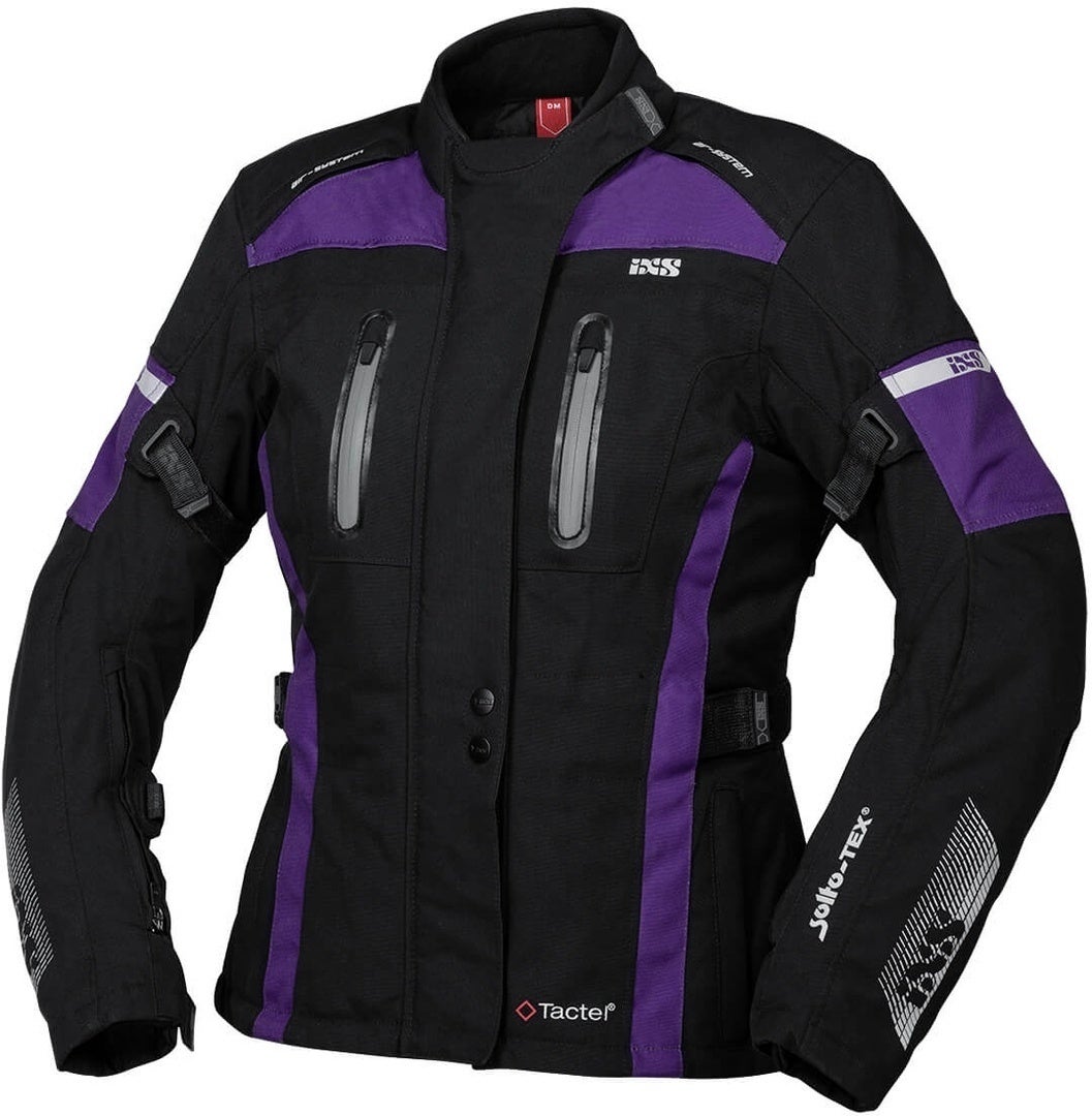 IXS Tour Pacora-ST Damen Motorrad Textiljacke schwarz/lila M Abbildung 1