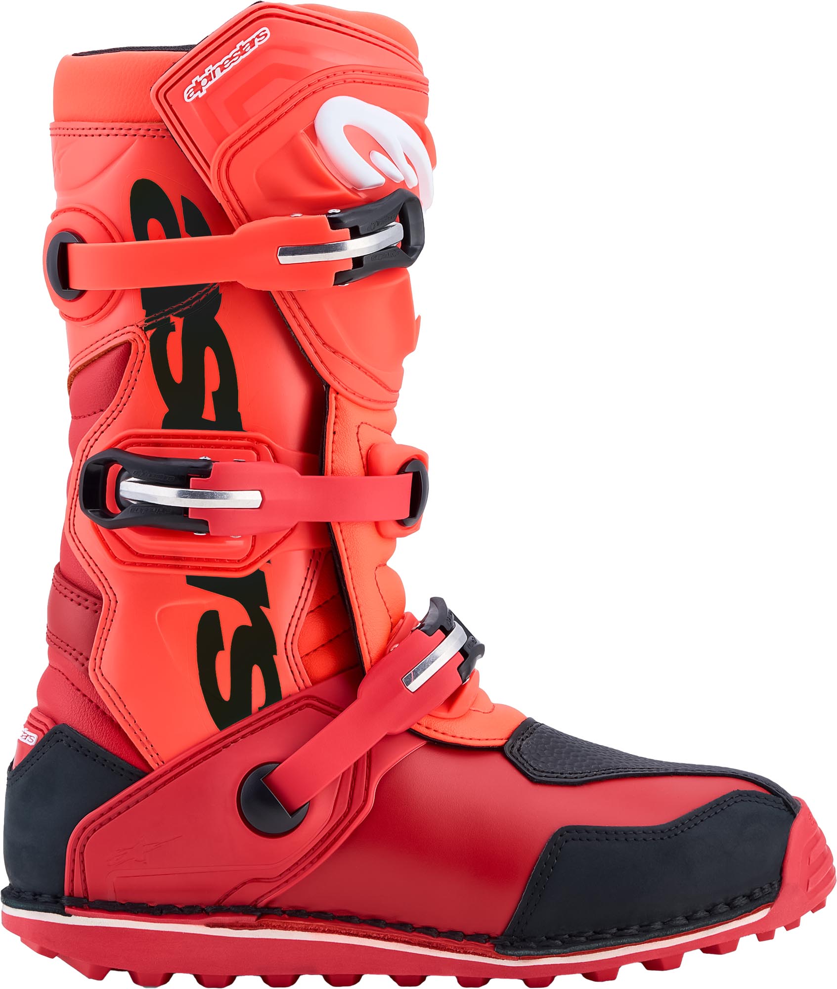 Alpinestars Tech-T Motorcycle Boots neon-red/red/black 9 Figure 5