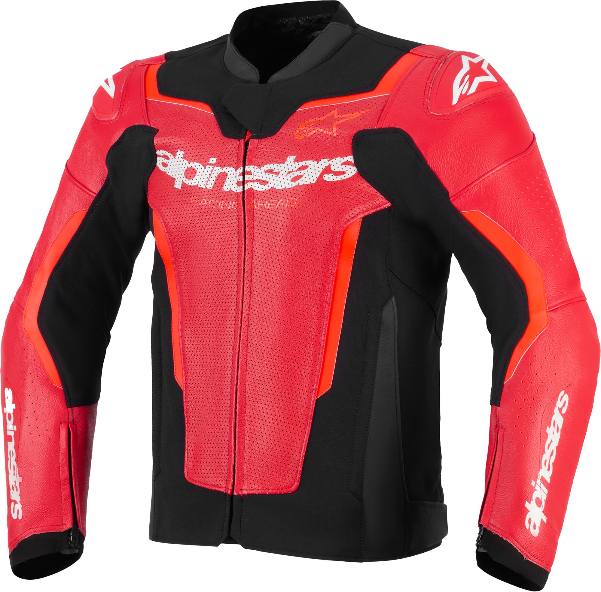 Alpinestars GP Force V2 Air Motorcycle Leather Jacket red/black 56 Figure 1