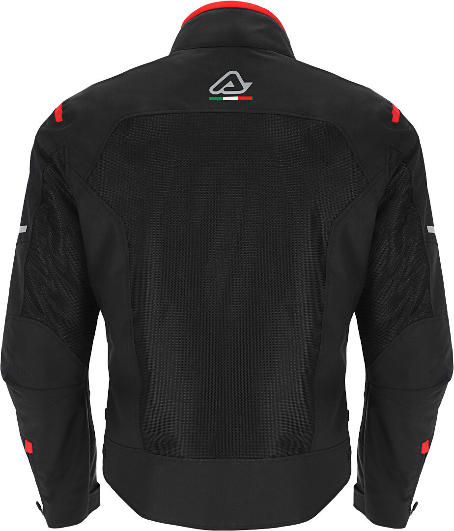 Acerbis On Road Ruby Blouson textile de moto noir/rouge L Figure 5