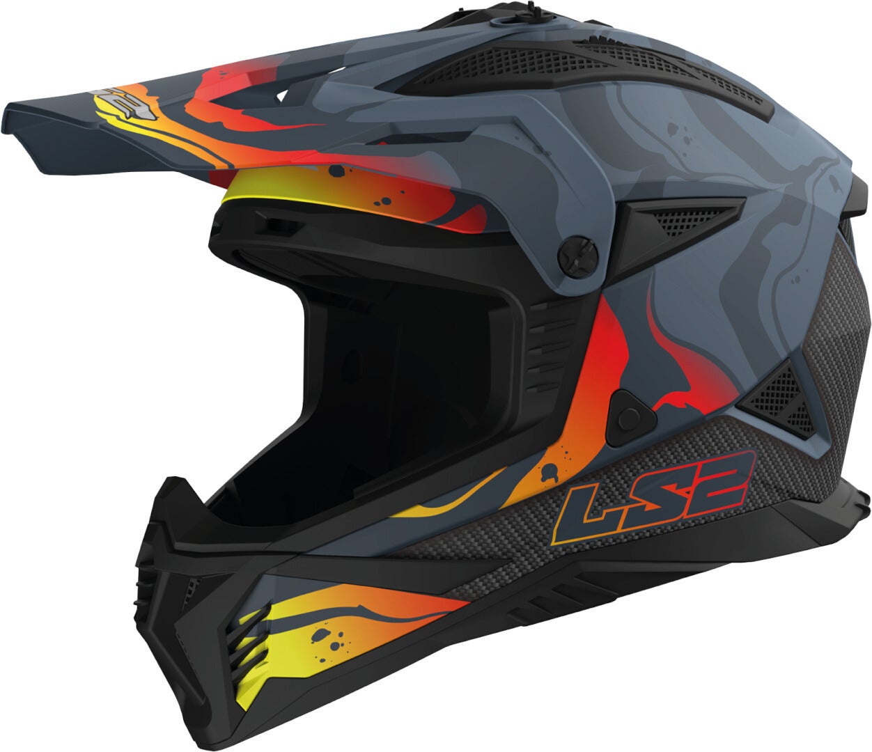 LS2 MX708 Fast II Wash Motocross Helmet-image-749200246