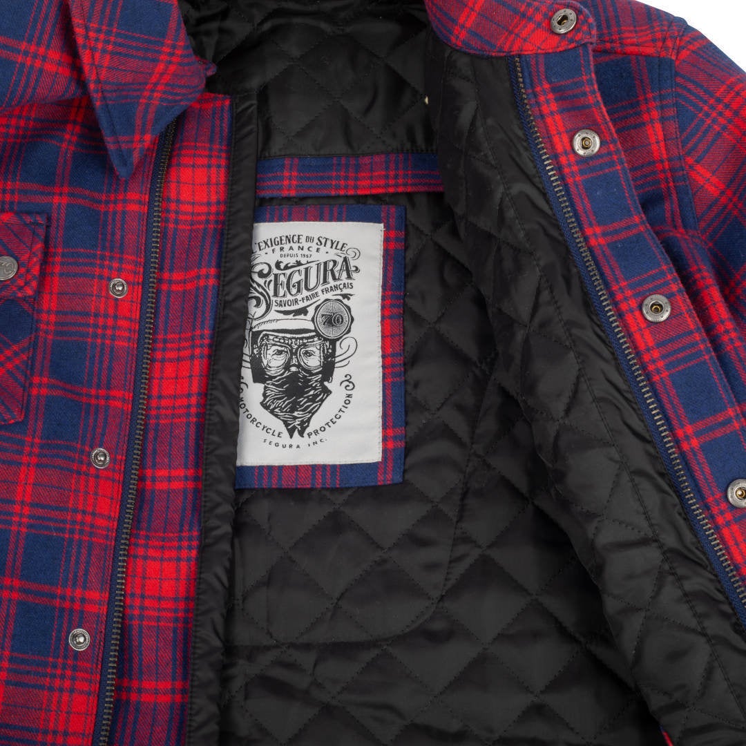 Segura Sierra Camicia moto rosso/blu 3XL Figura 3