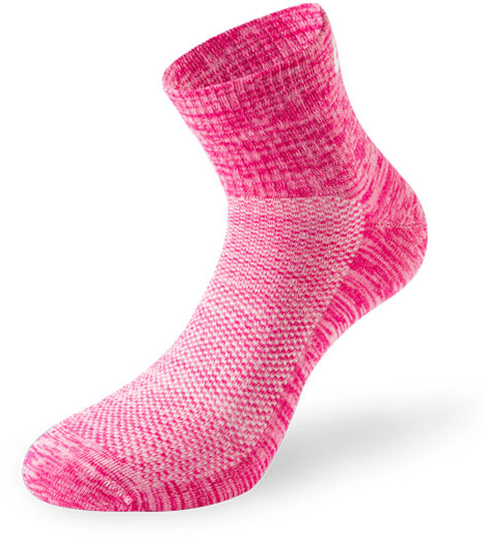 Lenz Performance Quarter Tech Socks violet/pink/black 39-42 Figure 4