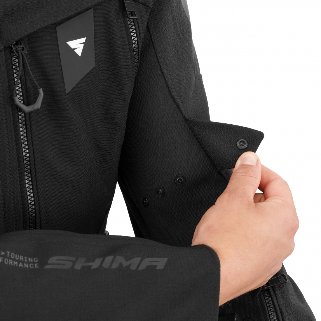 SHIMA Dune 2.0 Motorrad Textiljacke schwarz 4XL Abbildung 26