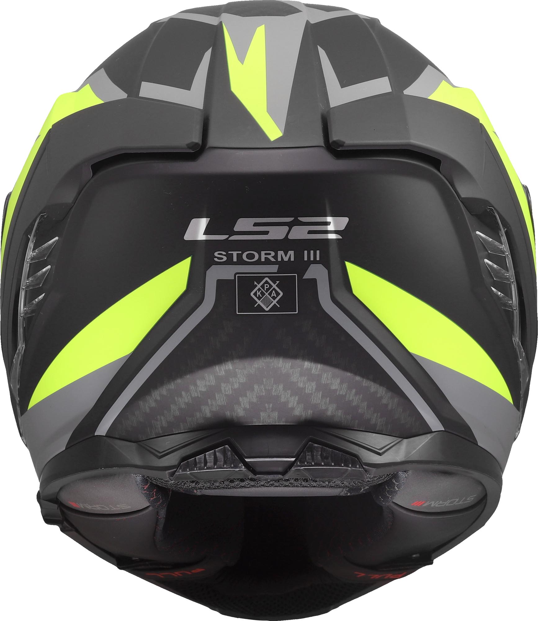 LS2 FF818 Storm III Dynamo Helm schwarz/gelb S (55/56) Abbildung 4