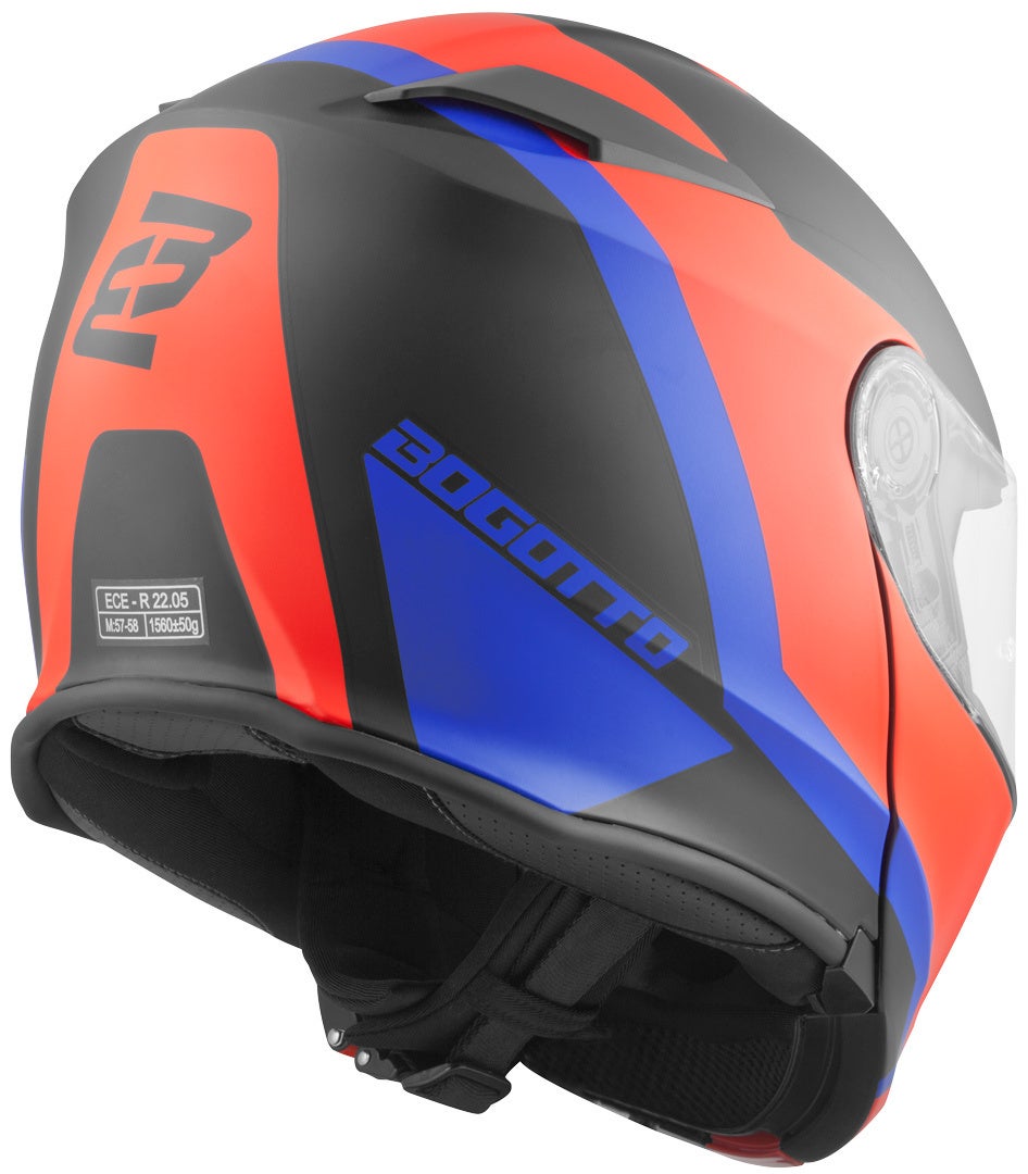Bogotto V271 BT Zabu Casco Bluetooth nero/rosso/blu S Figura 4
