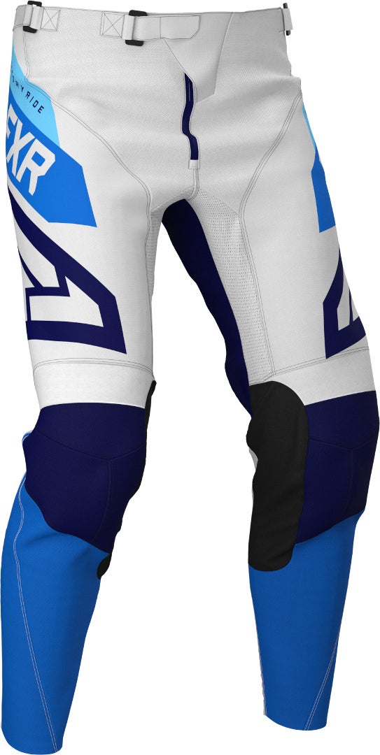 FXR Podium Air Motocross Pants white/blue 30 Figure 1
