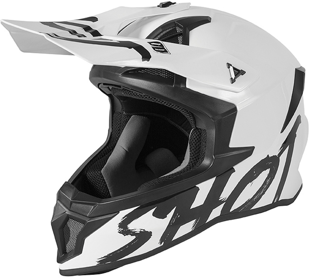 Shot Lite Solid Motocross Helm weiß XL (61/62) Abbildung 1