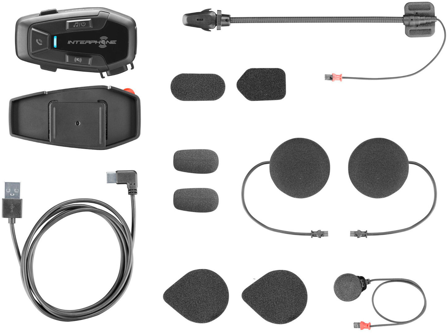 Interphone U-COM 7R Sistem de comunicații cu un singur pachet Figura 6