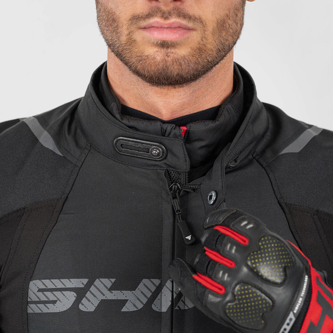 SHIMA Solid 2.0 waterproof Motorcycle Textile Jacket black/red L Figure 6