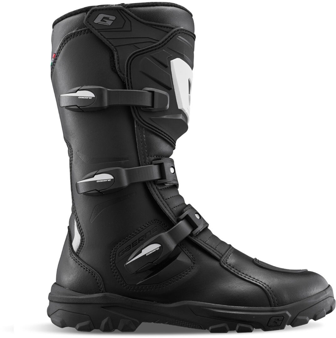 Side view of Gaerne Adventure Aquatech waterproof Motorcycle Boots
