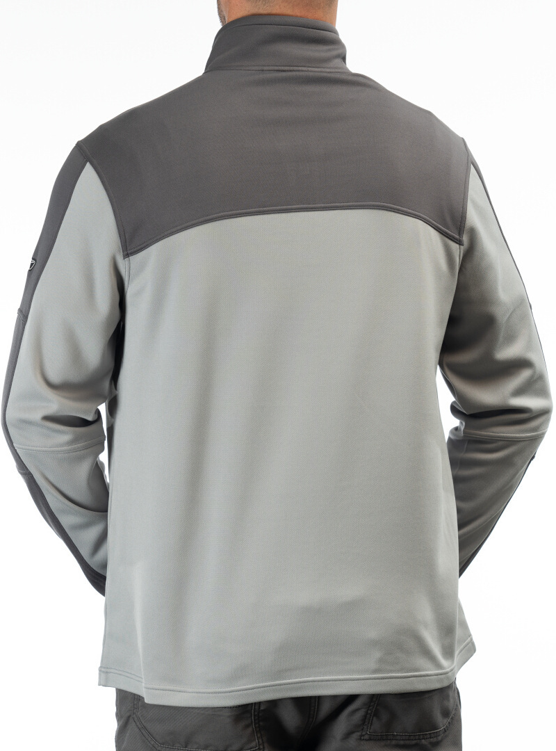 Klim Glacier 1/4 Zip Pullover hellgrau/dunkelgrau XL Abbildung 3