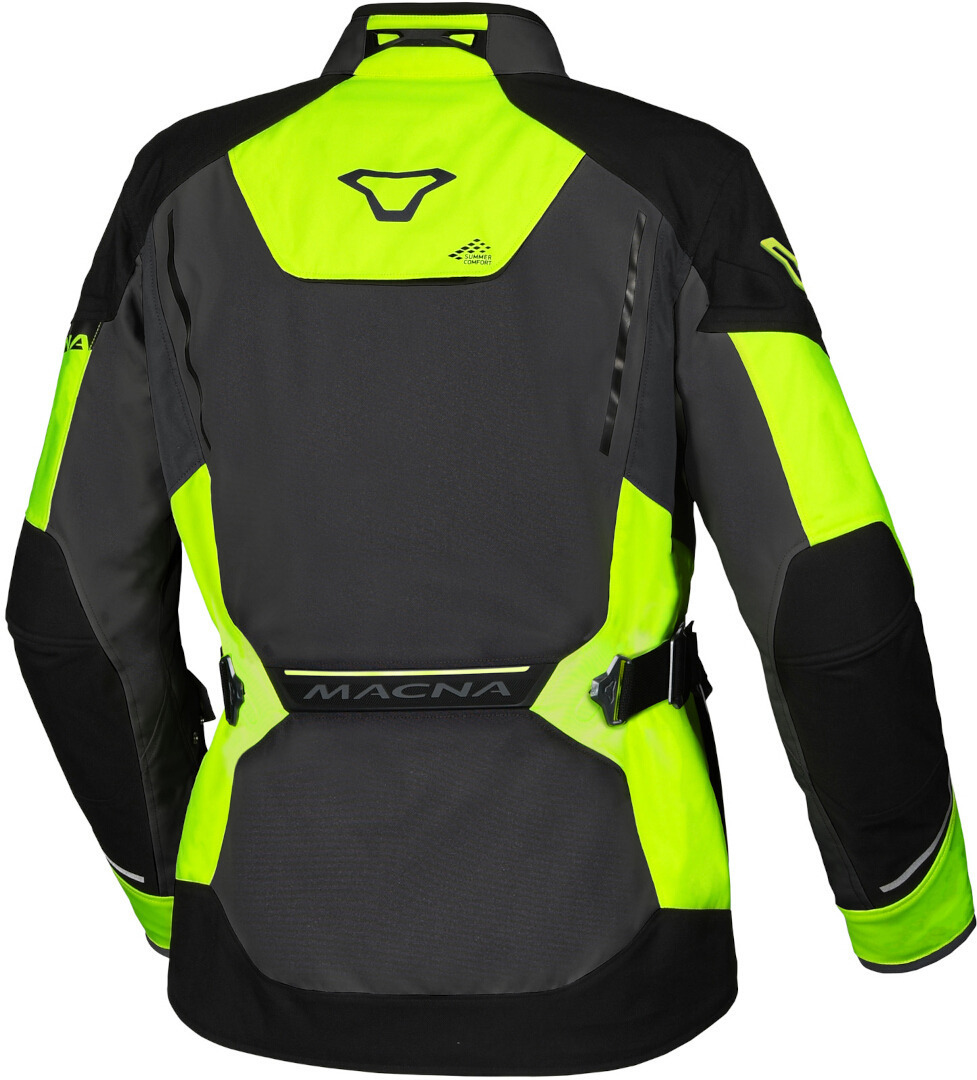 Macna Mundial impermeabile Moto Tessile Giacca grigio/giallo M Figura 2