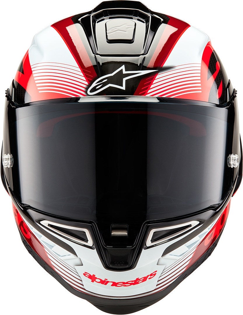 Alpinestars Supertech R10 Team Carbon Hjelm svart/rød/hvit XL (61/62) Figur 6