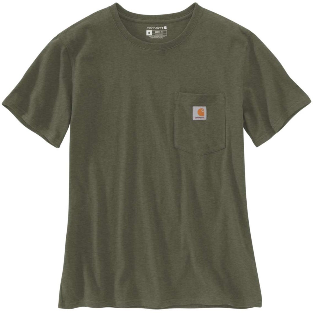 Carhartt Workwear Pocket 女式 t恤衫 深绿色 L 图1