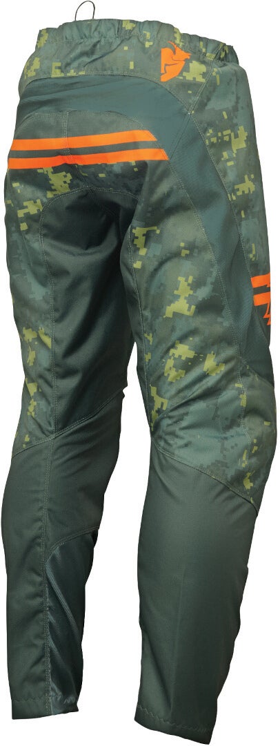 Thor Sector Digi Camo Motocross bukser grøn/orange 44 Figur 3