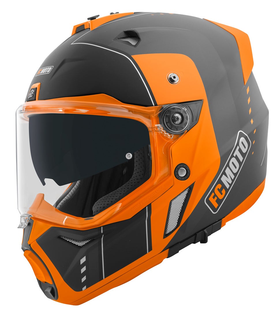 FC-Moto Merkur Pro Air Enduro hjelm sort/orange M Figur 4