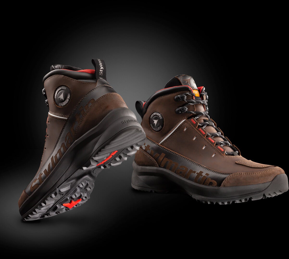 Stylmartin Vertigo chaussures de moto imperméables Marron 38 Figure 7