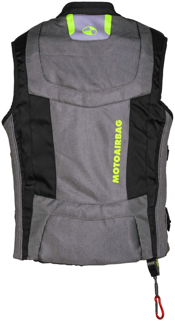 Motoairbag MAB v4 Vestă cu airbag Negru/gri/neon S/M Figura 2