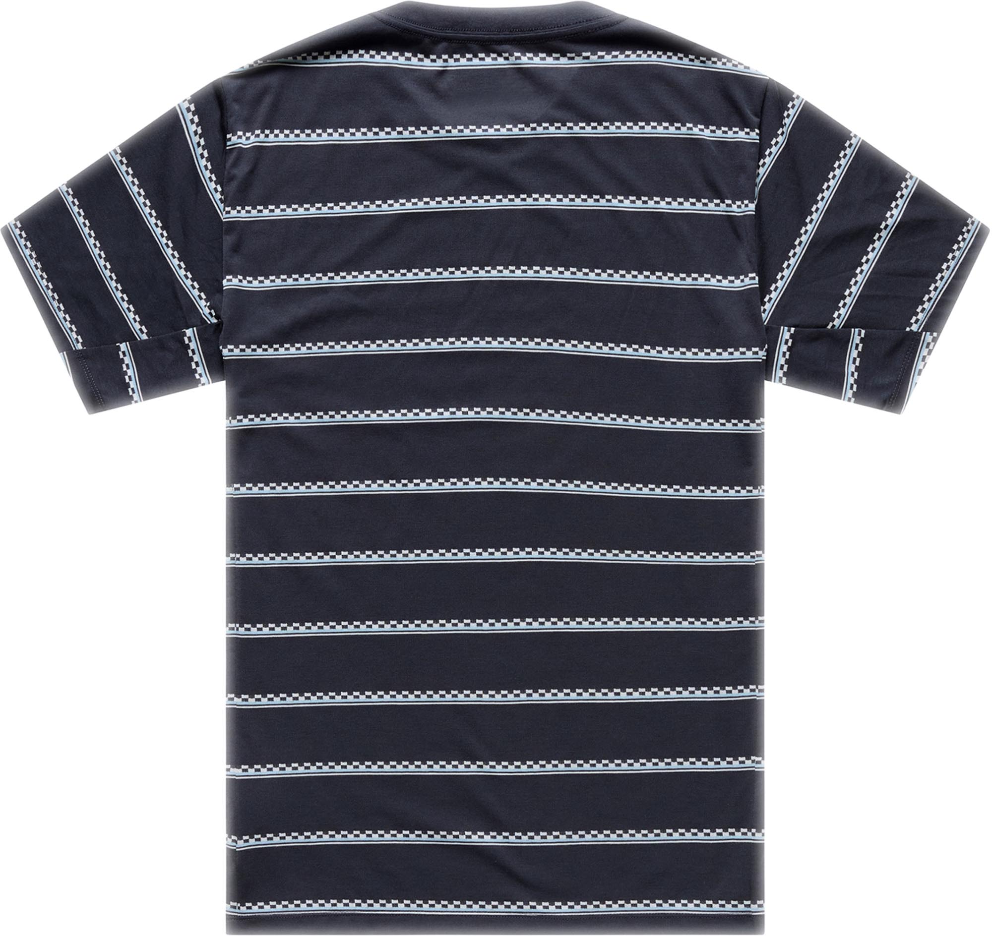 Side view of Troy Lee Designs Skyline Ride Checked Out Short Sleeve Bicycle Jersey