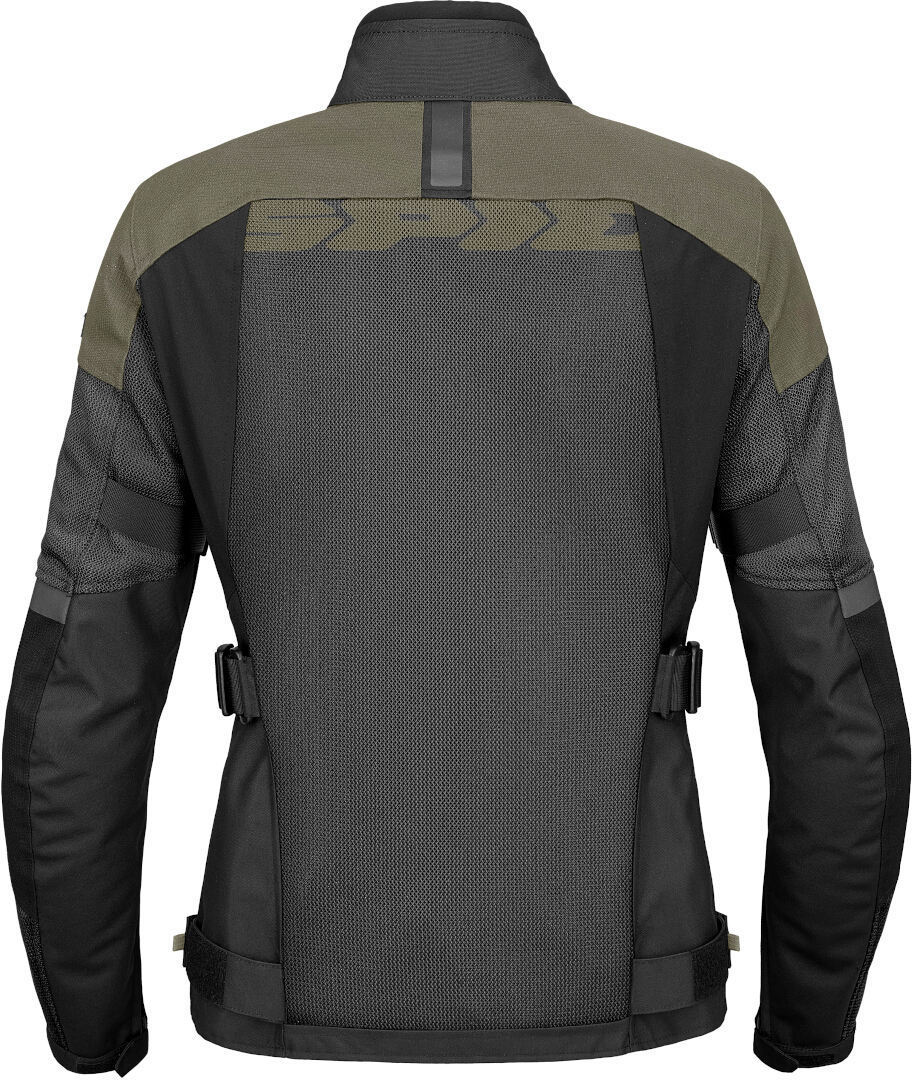 Spidi Tour Net Tex Ladies Motorcycle Textile Jacket black/olive M Figure 2