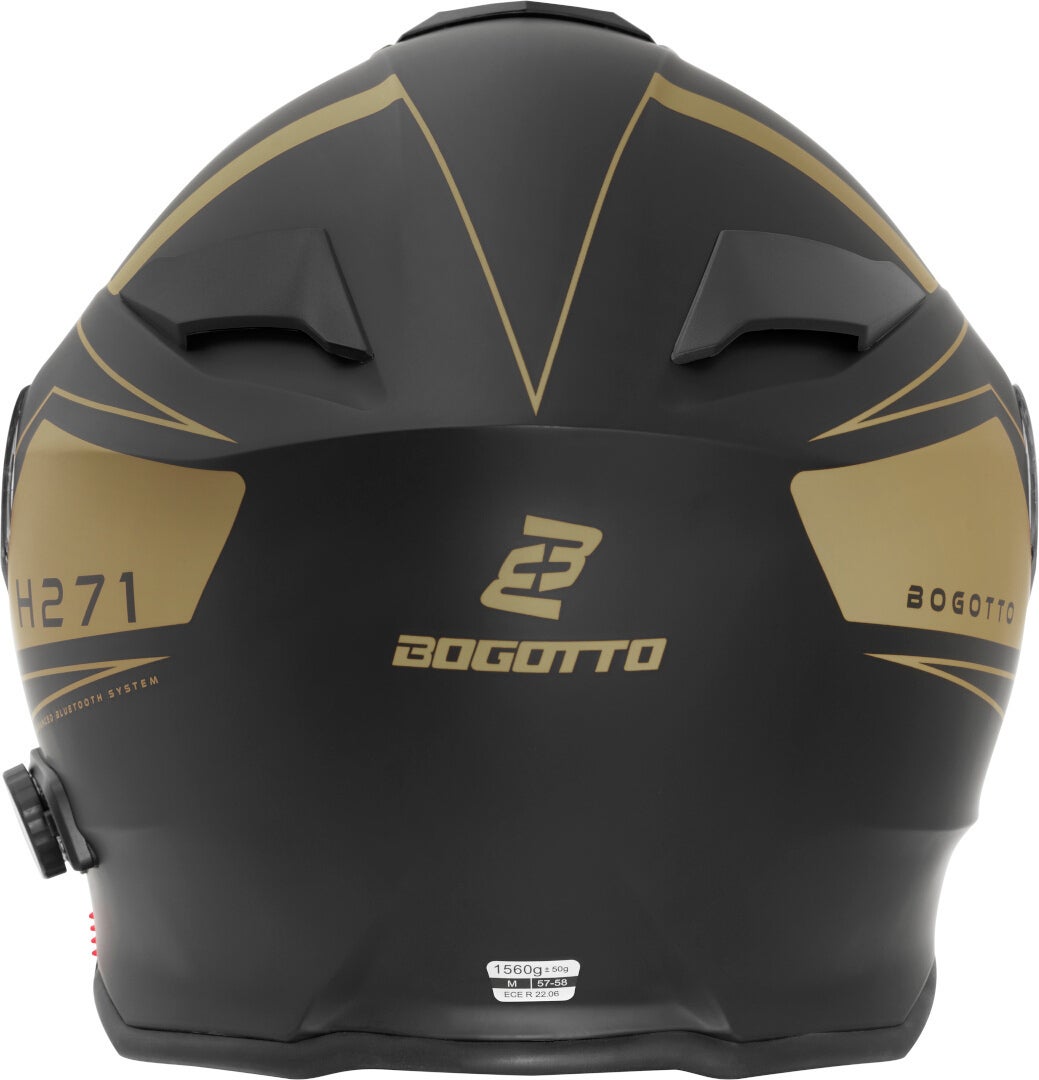 Side view of Bogotto H271 BT Taog Bluetooth Helmet