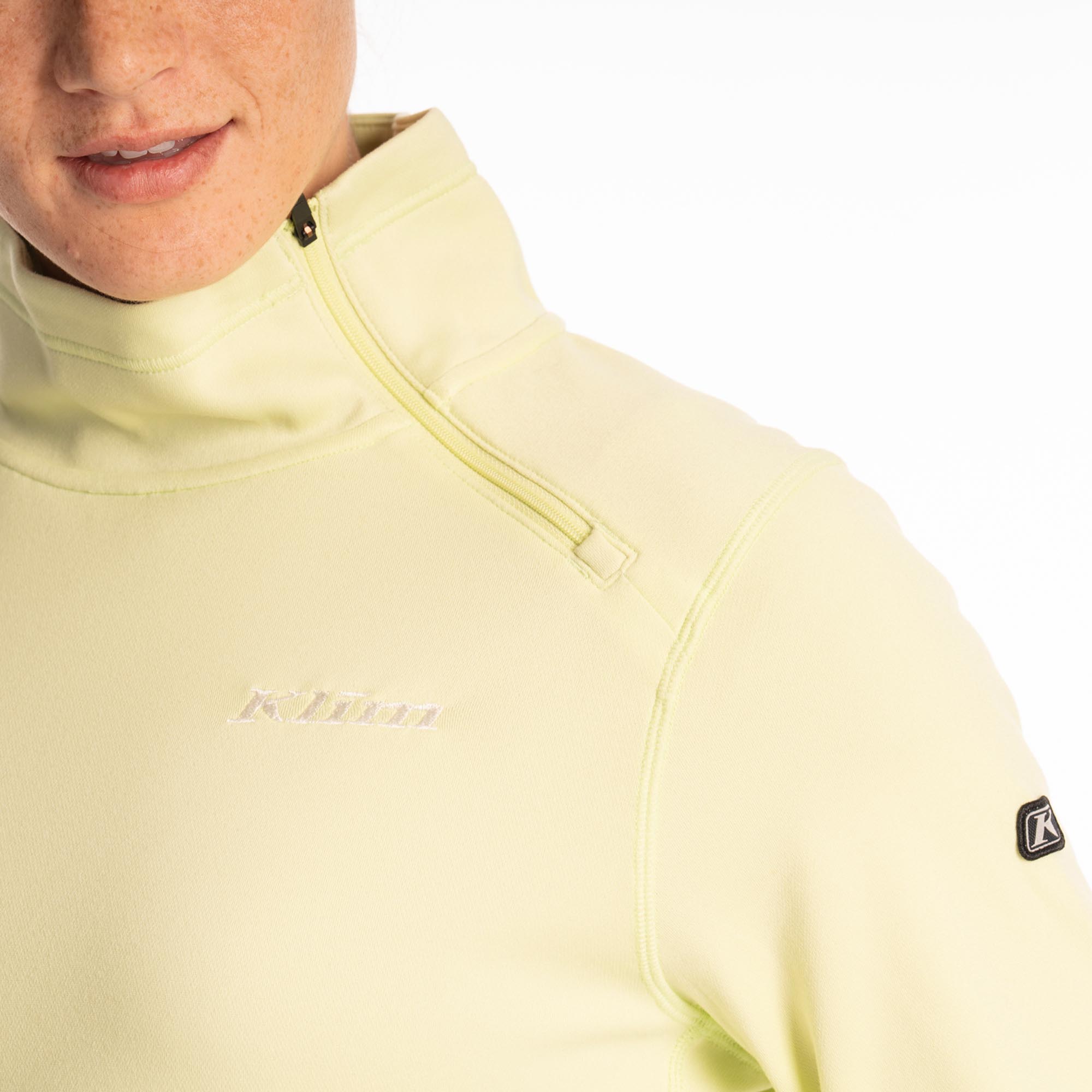 Klim Solitude Asym Damen Pullover gelb L Abbildung 4