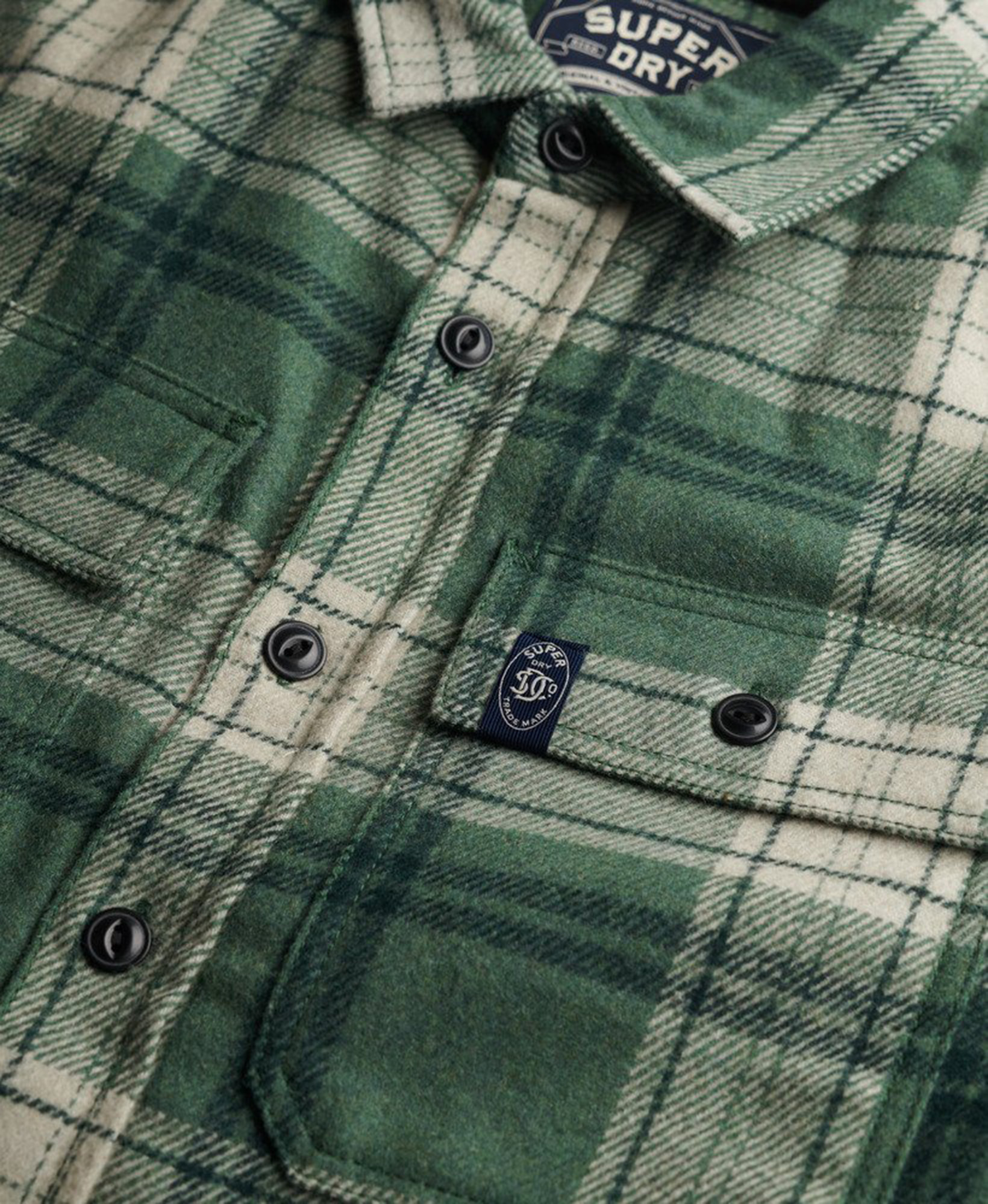 Superdry & Co Miller Overshirt grün M Abbildung 2