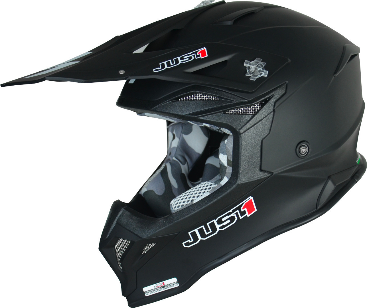 Just1 J39 Solid Motocross Helm XXL (63) Abbildung 1